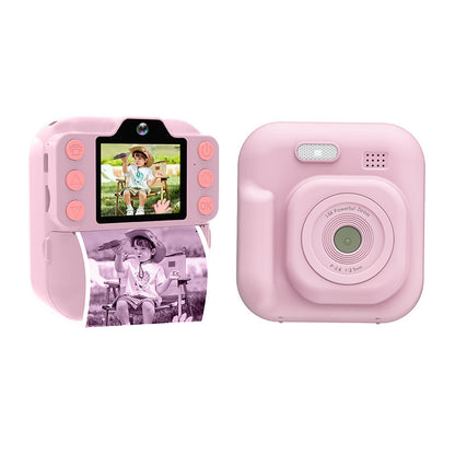 Cross-Border Children's Camera Dual-Shot Bluetooth Multi-Color Printing Camera Girl's Birthday Gift Mobile Printing Polaroid