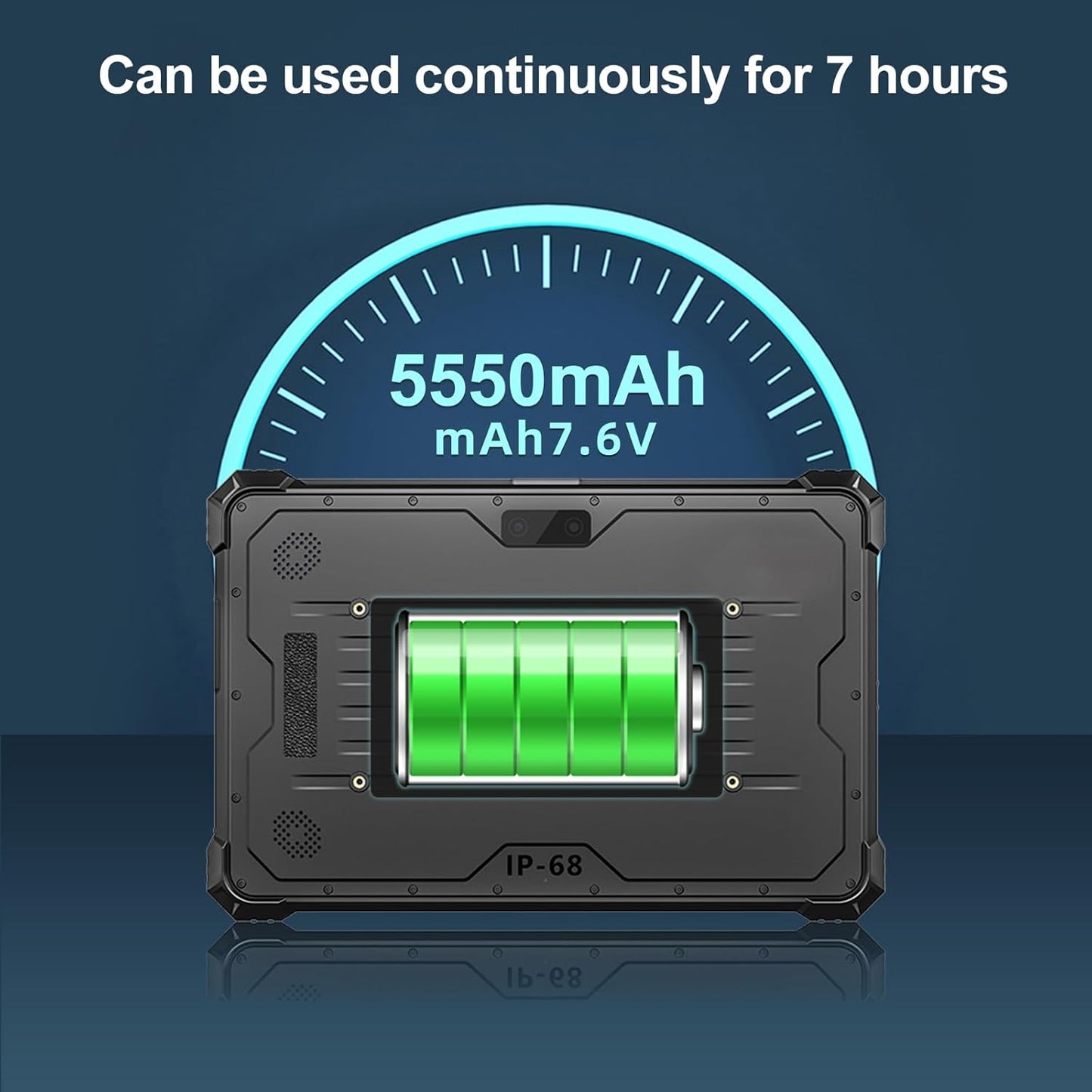 Rugged Tablet W10N,10.1 Inch Windows 11 Pro,8GB+128GB,Intel N5100,IP68 Waterproof,700nit Sunlight Readable,4G,LTE,GPS,WiFi 6 Heavy Duty Industrial Outdoor Work Tablet PC