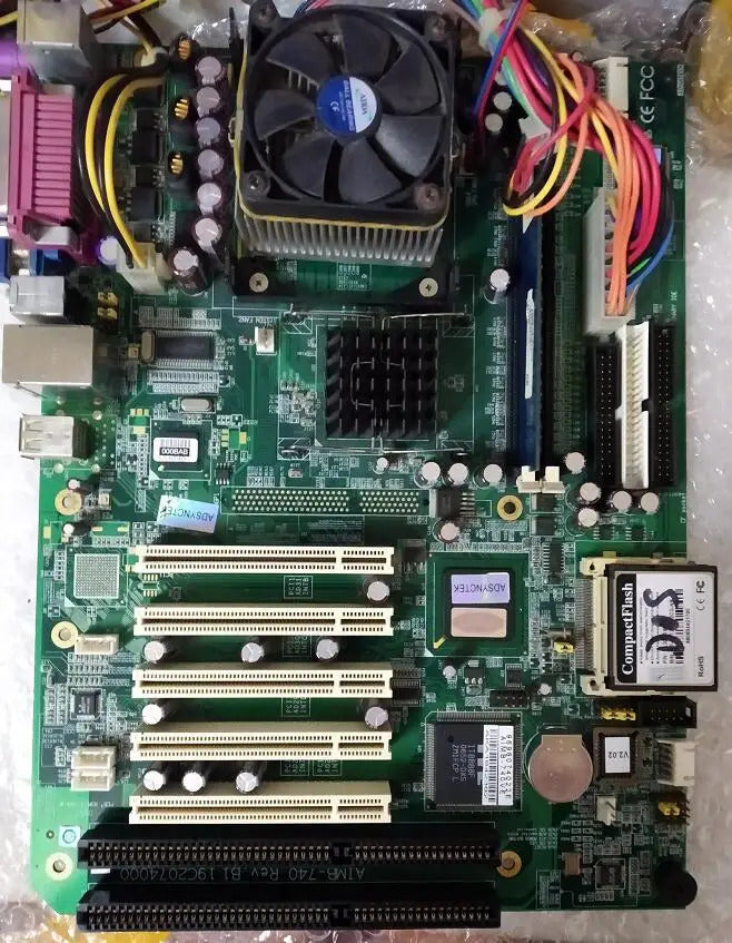 AIMB-740 Rev.B1 100% OK Original IPC Mainboard AIMB-740VE 5*PCI industrial motherboard 2*ISA with CPU RAM VGA LAN IPC Board