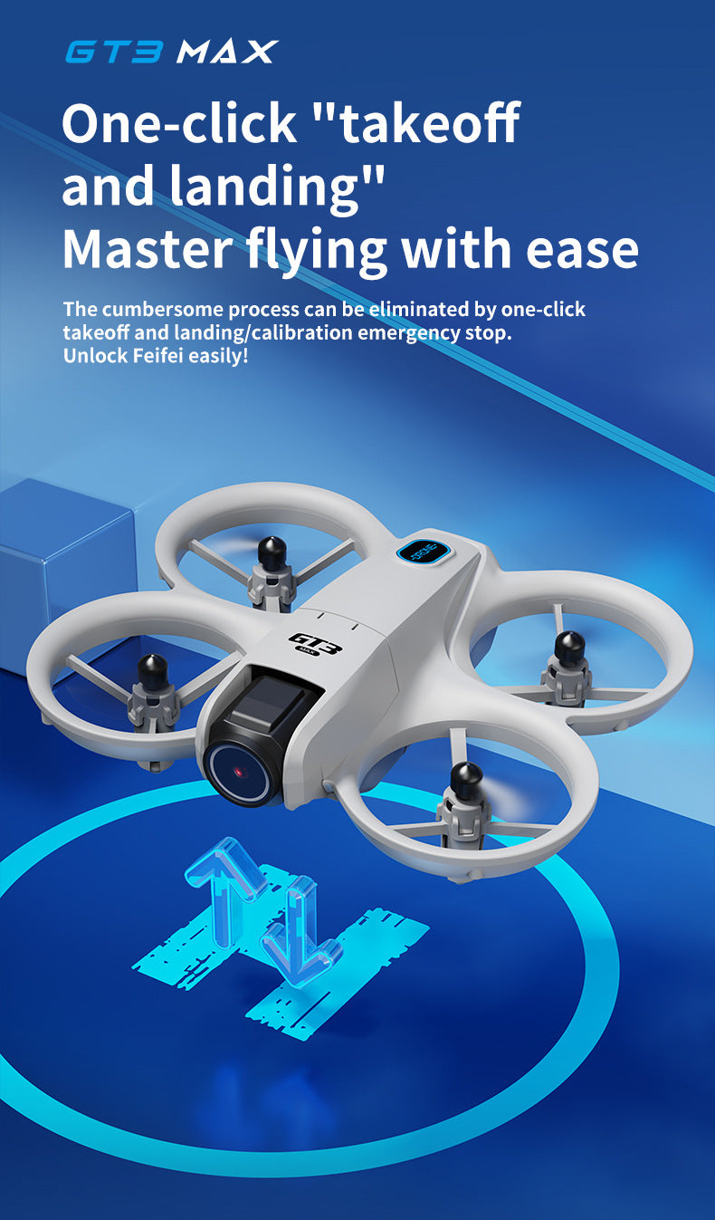 Cross-Border GT3Drone Remote Control with Screen Optical Flow Positioning Electric Lens Quadcopter Remote Control Aircraft Toy