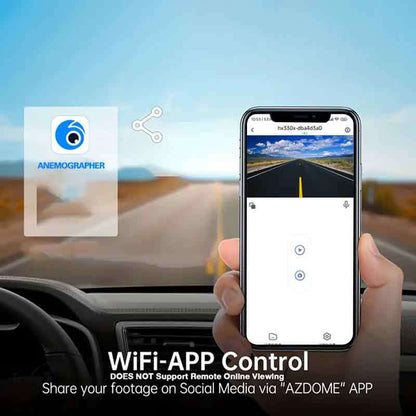 Cross-border HD Dash Cam wifi Mobile Phone Interconnection Starlight Night Vision Dual Lens Car Mount DVR Driving Record