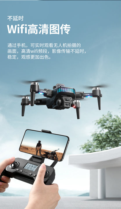 Cross-Border XT505Uav GPS Positioning Brushless Motor HD Dual Camera Aerial Photography Obstacle Avoidance Remote Control Aircraft Drone