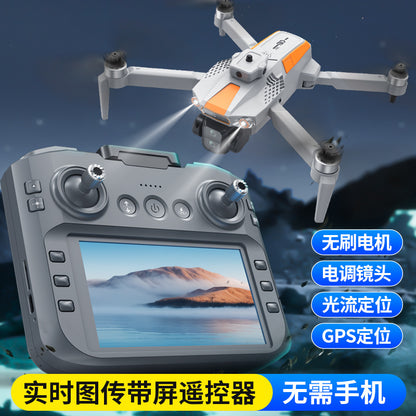 Cross-Border LF669Drone remote control with screen brushless motor HD aerial photography GPS Intelligent Positioning Remote Control Drone