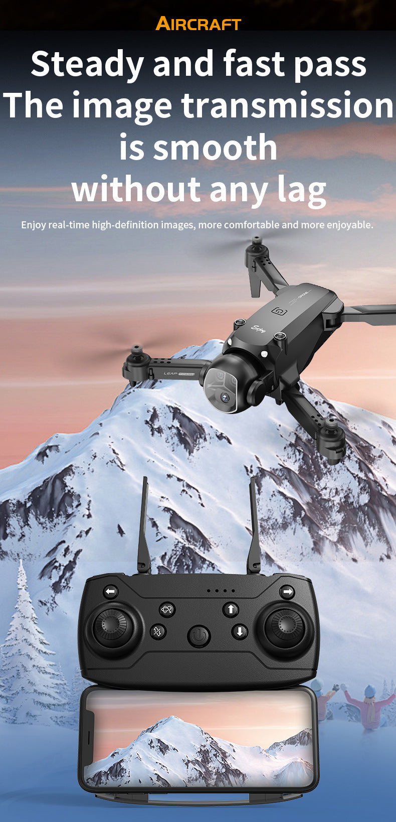 Cross-border Drone H20Foldable Brushless HD Aerial Photography Four-Axis Drone VR Glasses Remote Control Airplane drone