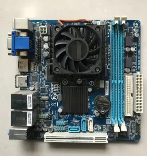 GA-C1007UN 100% OK Original Brand Industrial Motherboard Mini-ITX Mainboard with CPU RAM