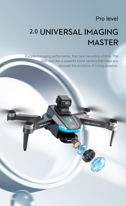 Cross-Border S9S Drone Brushless GPS Satellite Positioning4K High-definition Aerial Photography Two-axis Electric Servo Quadcopter