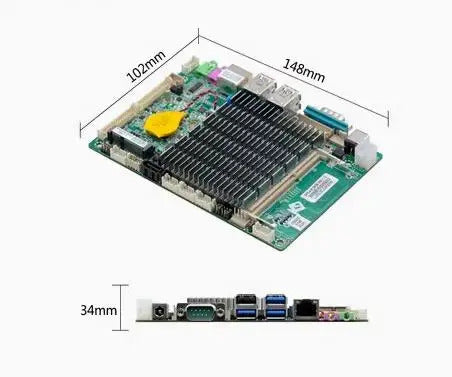 J1900 J1800 3.5 inch Motherboard 3.5" SBC IPC Mainboard industrial with  Dual-EDP  Celeron Quad Core DC-12V 2-COM 1xGbE LAN