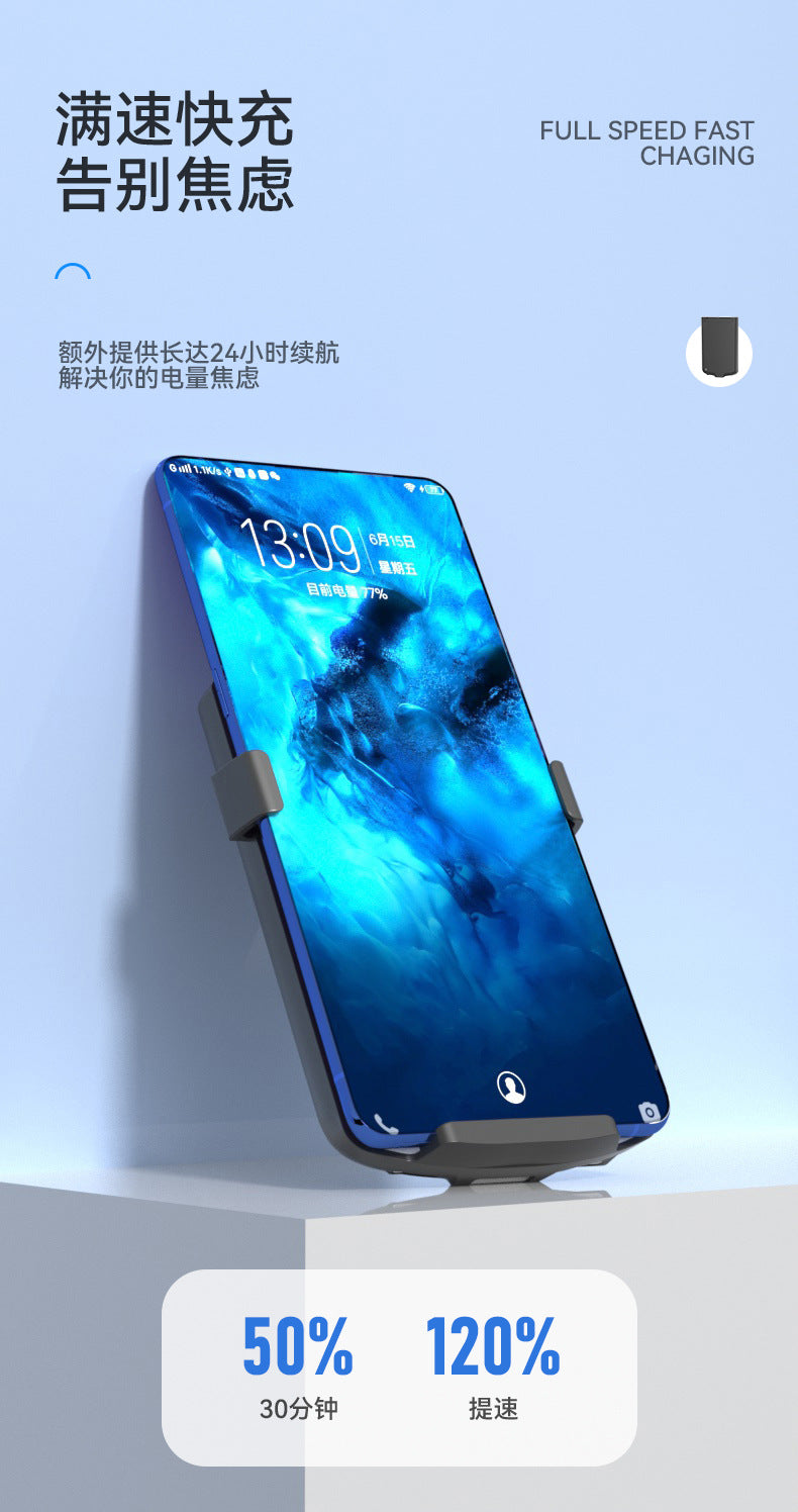 Compatible with Huawei and Apple VIVO Xiaomi OPPO Universal Back Clip Battery Power Bank Wireless Charging Mobile Power Supply