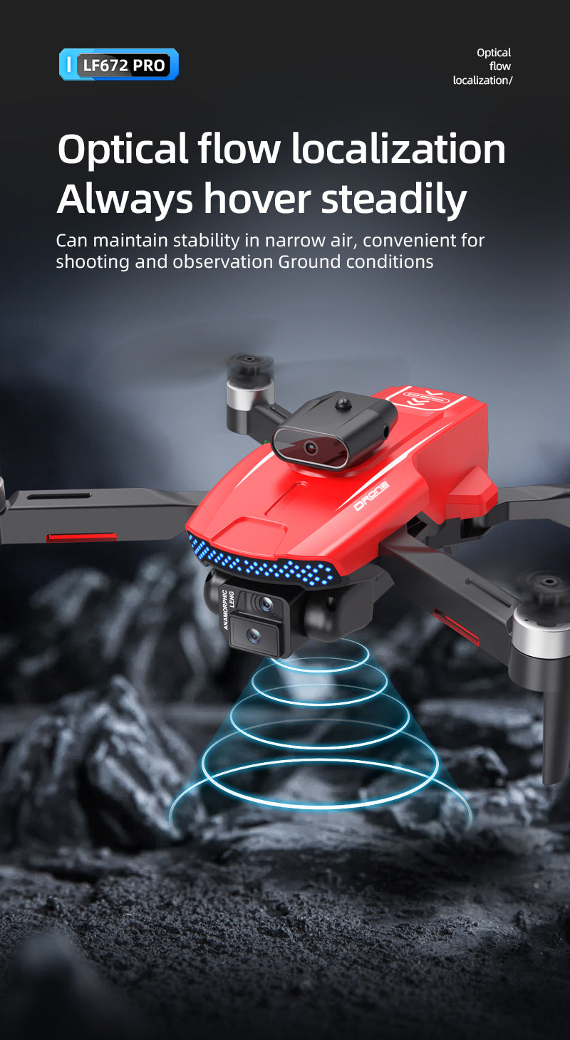 Cross-Border LF672Drone with Screen Control Remote Control Aircraft Optical Flow Positioning Brushless Motor Quadcopter Drone