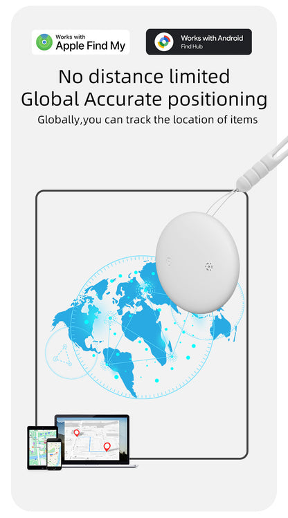 Compatible with Apple and Android Dual System Locator Findmy Google Android Pet Car Anti-Lost Device