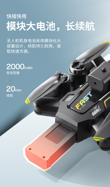 Cross-Border XT505Uav GPS Positioning Brushless Motor HD Dual Camera Aerial Photography Obstacle Avoidance Remote Control Aircraft Drone