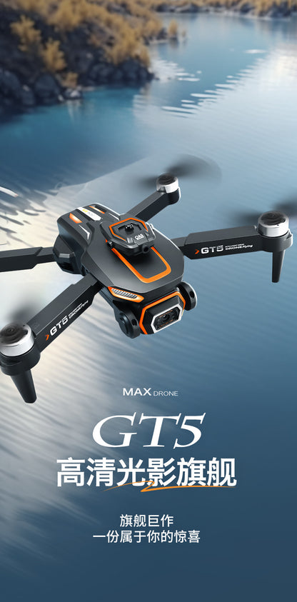 Cross-Border GT5Drone HD Aerial Photography Electric Lens Quadcopter Obstacle Avoidance Brushless Remote Control Aircraft Drone