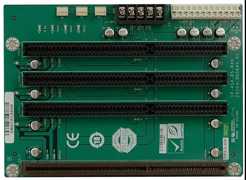 IP-4S3-RS-R40 New Original PCISA Bus Slot 3*ISA Industrial passive  PCISA backplane CPU Card Supports AT power interface