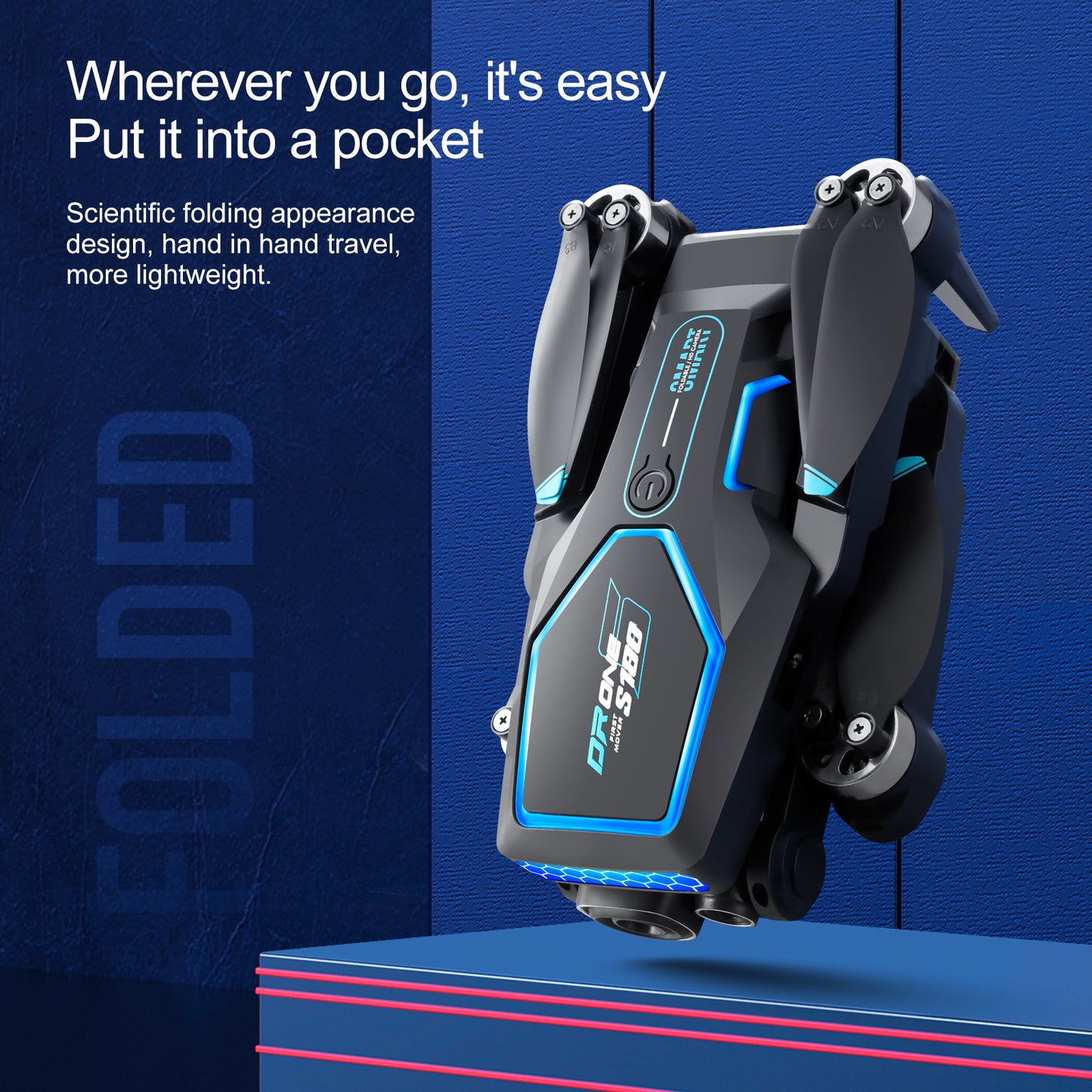 Cross-Border S180Drone Aerial Photography Electric Lens Obstacle Avoidance Brushless Motor Optical Flow Remote Control Aircraft Toy drone