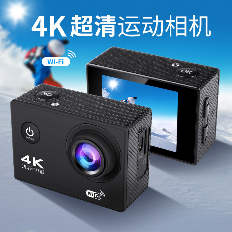 Cross-border new high-definition action camera4k Anti-Shake Smart Wireless wifi Outdoor shooting riding helmet camera