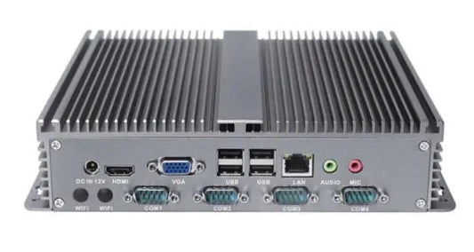 J1900 Embedded Computer IPC Fanless Mini Industrial BOX PC For Intel CPU 6*COM \ 1 Giga LAN \ VGA \ 2G RAM \ Barebone 12V