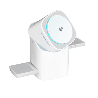 Three in one wireless charger, fast charging, Qi2 certified, suitable for iPhone, iWatch, AirPods headphone charging stations, touch pop-up charging, easy to carry wireless charger,Wireless Multi-Device Charging touch pop-up charging,Gifts,Mother's Day