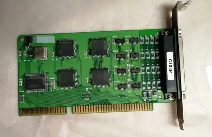 C104P ISA COM Card 100% OK with RS232 4*Port 4*RS-232 Serial port Card For 486 586 Mainboard ISA Slot industrial Motherboard