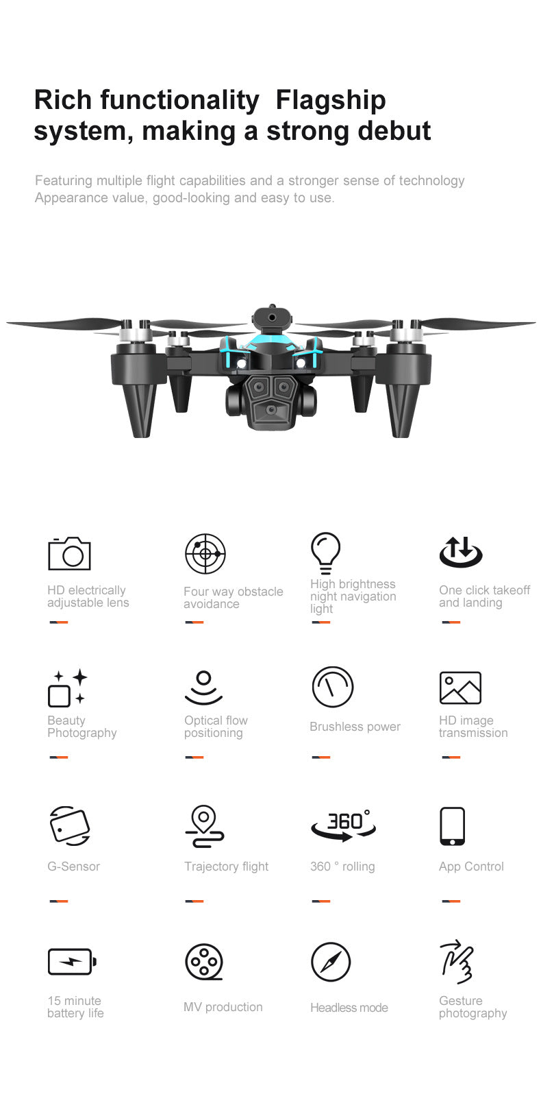 Cross-Border K12MAX Drone with screen control, optical flow positioning, quadcopter with brushless motor, remote control airplane toy