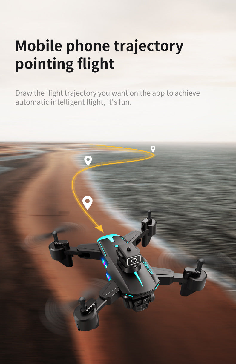 Cross-Border KY605S Drone Three-Camera Aerial Photography Four-Sided Obstacle Avoidance Remote Control Aircraft Optical Flow Positioning Quadcopter