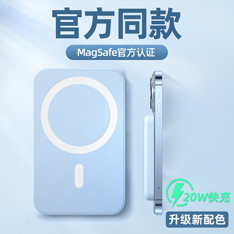 Magsafe Ultra-thin magnetic wireless power bank compact and portable20W Two-Way Fast Charge10000mAh Mobile Power Supply