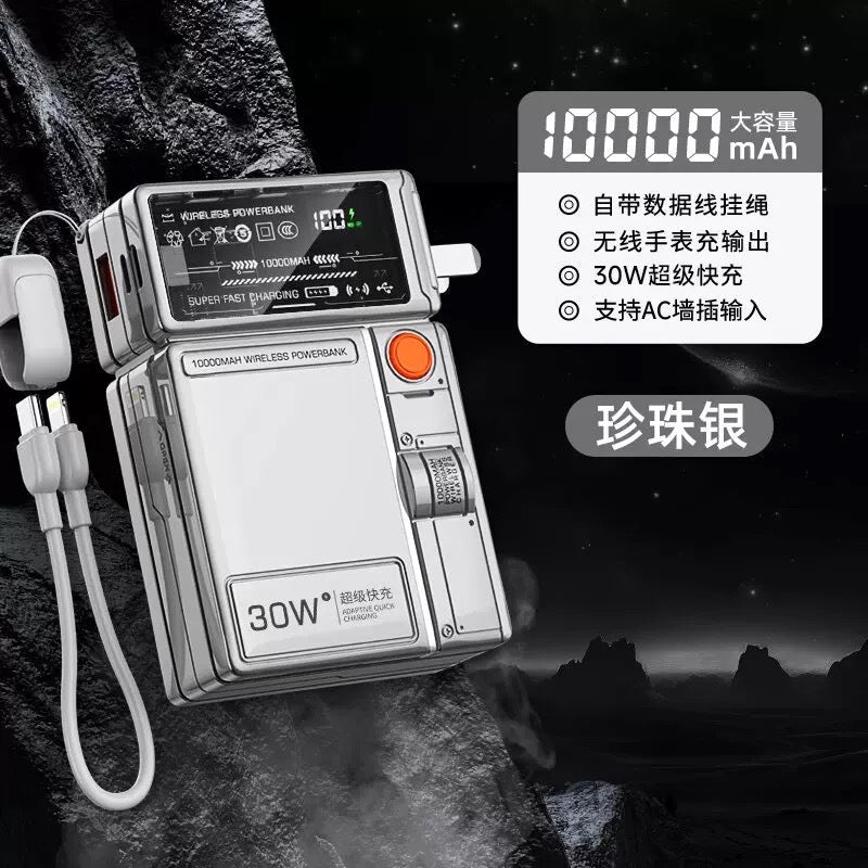 AC Plug Charger30W Super fast charging portable power bank with stand cross-border magnetic charger