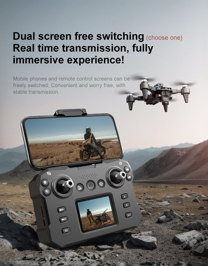Cross-Border K12MAX Drone with screen control, optical flow positioning, quadcopter with brushless motor, remote control airplane toy