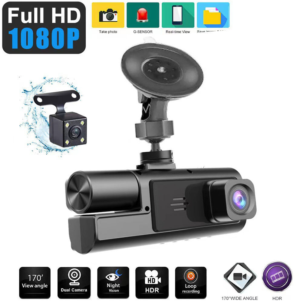 Four-lens Dash Cam HD1080P Front Rear Left Right Recording Reverse Image Parking Monitoring Car Camera DVR