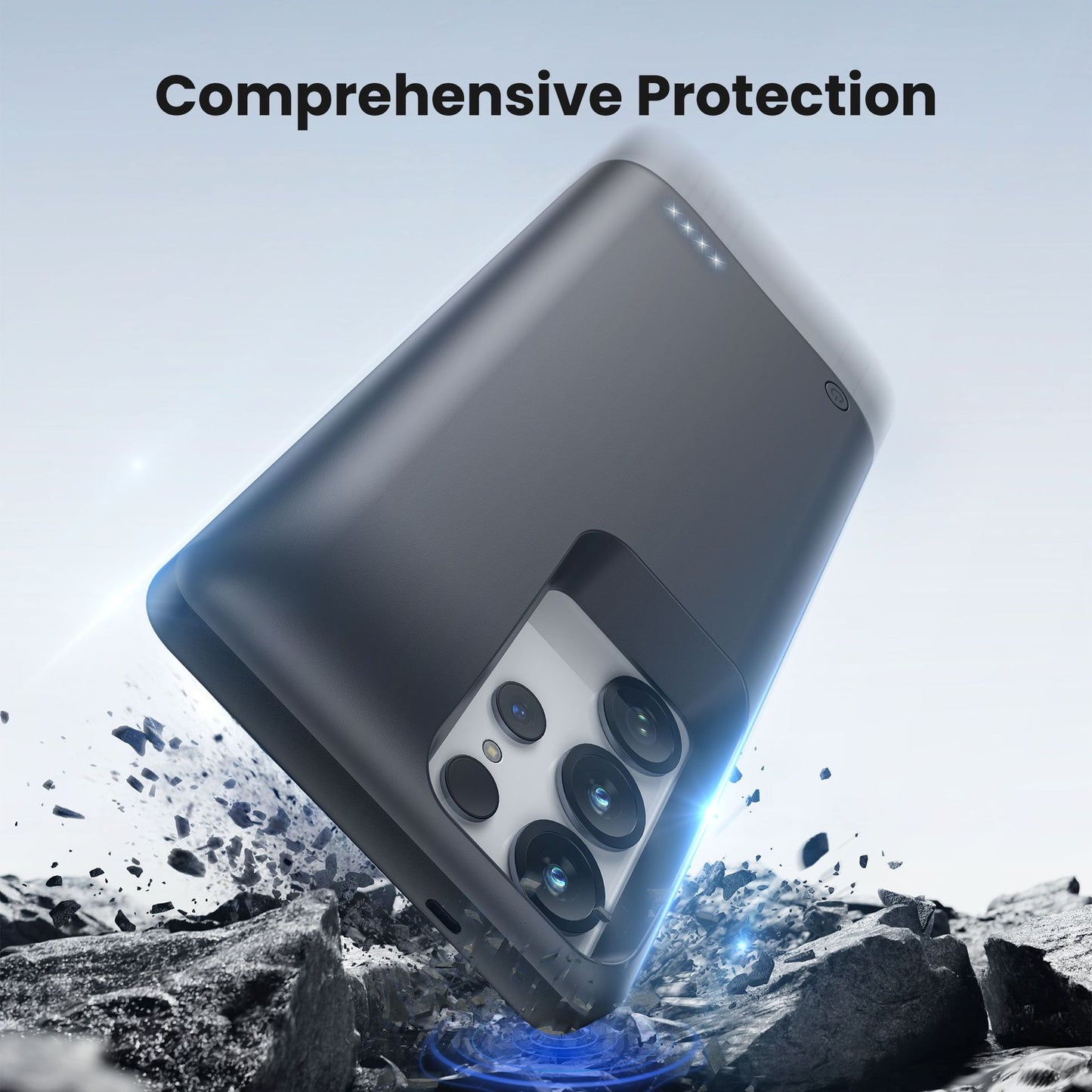 Applicable to Samsung S25/24/S23/S22ultra Back Clip Battery Power Bank Soft Gel Cross-Border Amazon Sale