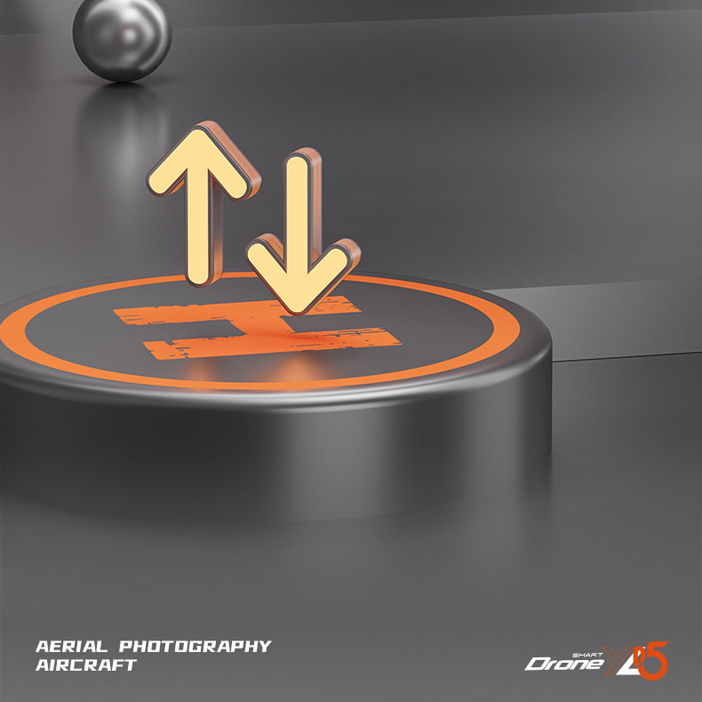 Cross-Border YL05Drone Flying Across Large Screen Without Phone Aerial Photography HD Optical Flow Brushless Toy Airplane