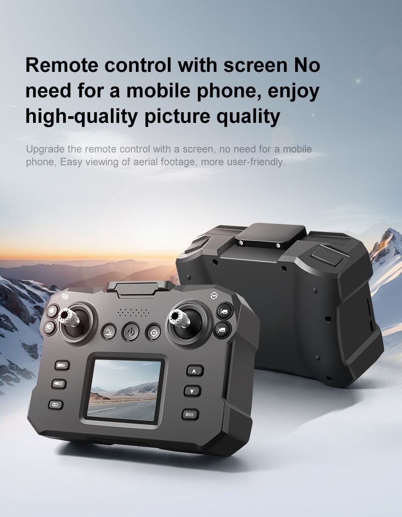 Cross-Border K15Drone remote control with screen brushless long battery life remote aircraft with obstacle avoidance High-Definition Aerial Drone