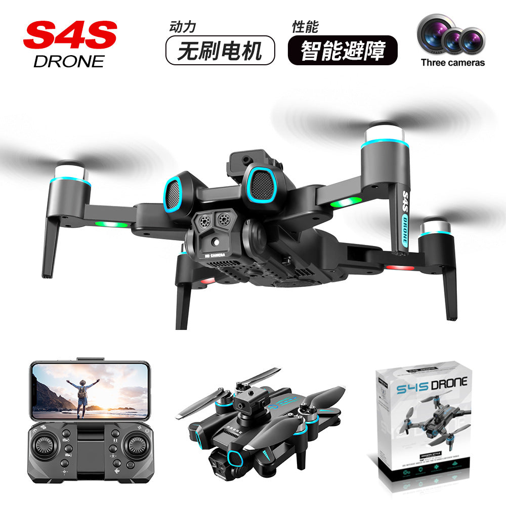 Cross-border Drone Brushless Motor ESC HD Lens Optical Flow Positioning Remote Control Aircraft Obstacle Avoidance Quadcopter