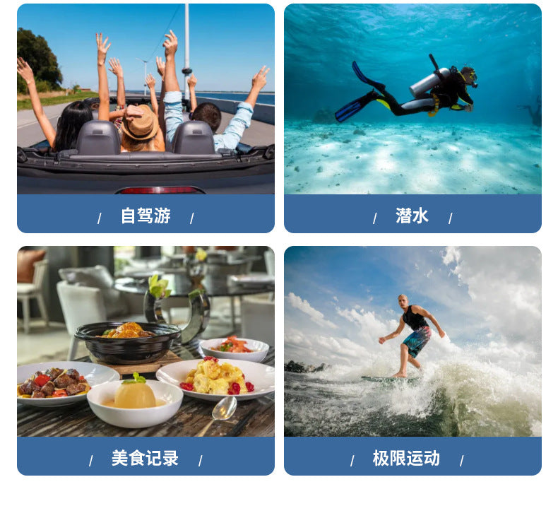 Thumb Action Camera Outdoor Cycling Recorder Action Camera1080p Long Battery Life Phone WIFI Interconnection