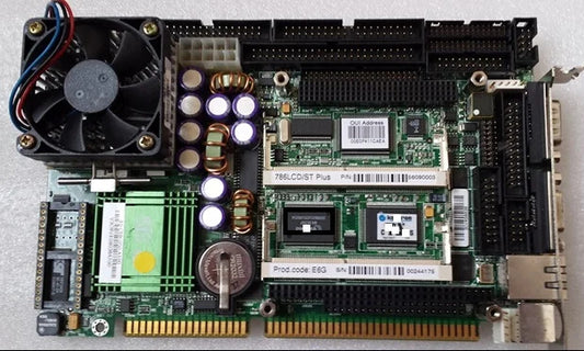 786LCD/S Plus 100% OK Original IPC ISA Bus Industrial Motherboard Half-Size CPU Card PICMG1.0 PC/104 plus Mainboard wtih CPU RAM