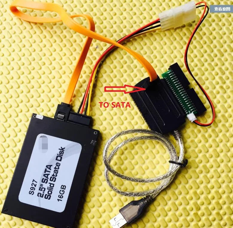 USB2.0 high speed to ide 44P 40P SATA electronic hard disk HDD SSD DOM card reader 40&44hole 40pin 44pin sata CF dom adapter