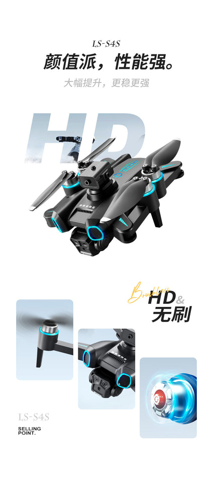 Cross-border Drone Brushless Motor ESC HD Lens Optical Flow Positioning Remote Control Aircraft Obstacle Avoidance Quadcopter