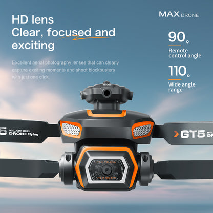 Cross-Border GT5Drone HD Aerial Photography Electric Lens Quadcopter Obstacle Avoidance Brushless Remote Control Aircraft Drone