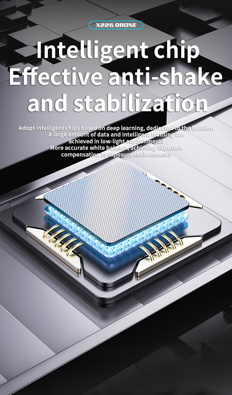 Cross-Border X226Drone flying with screen VR No Need for Phone Drone Aerial Photography HD Professional Optical Flow Brushless