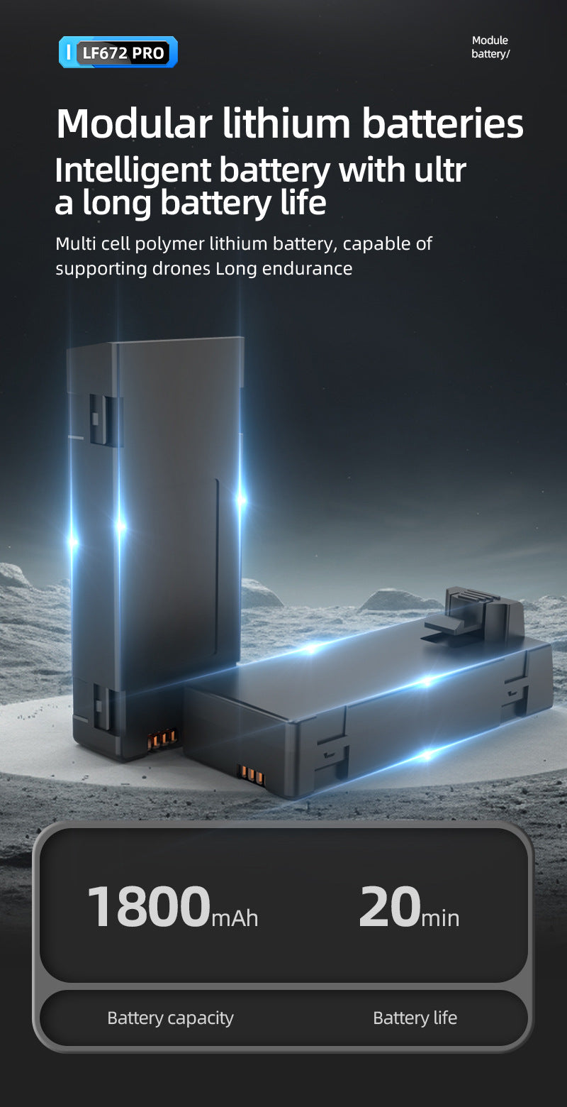 Cross-Border LF672Drone with Screen Control Remote Control Aircraft Optical Flow Positioning Brushless Motor Quadcopter Drone