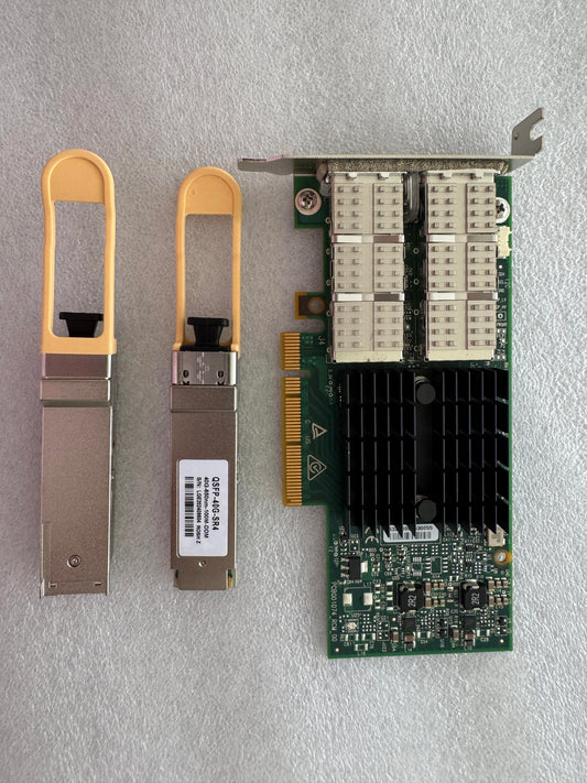 MCX354A-QCBT Connectx-3 Vpi Network Adapter 2 Ports PCI Express 3.0 X8 40 Gigabit Ethernet With QSFP