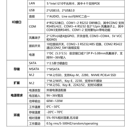 Industrial Control 23.8inch Industrial Computer All-in-One Capacitive Touch Screen 5-Port POE 4-Serial Embedded Industrial Panel