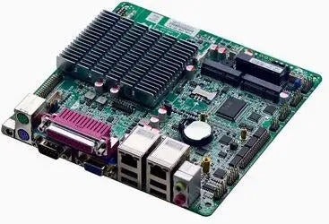 J1900 J1800 Motherboard Mini-ITX SBC IPC Mainboard industrial Fanless Board Mini ITX with ATOM Quad Core DC-12V COM LAN LVDS VGA