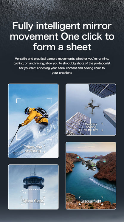 Cross-Border GT6Brushless Drone Intelligent Obstacle Avoidance Optical Flow GPS Return Remote Control Airplane5G Transmission Quadcopter