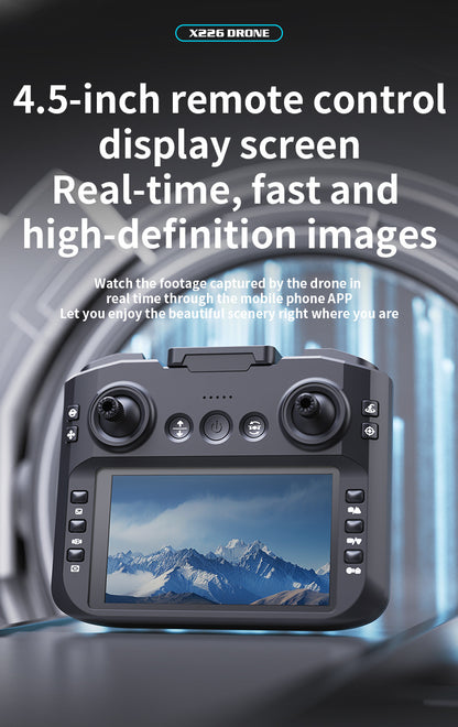 Cross-Border X226Drone flying with screen VR No Need for Phone Drone Aerial Photography HD Professional Optical Flow Brushless