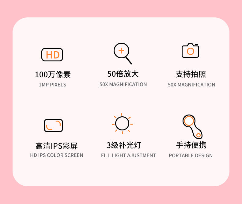 2024Amazon’s new portable handheld magnifying microscope Elementary school children's educational science experiment toys