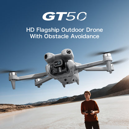 Cross-Border GT50Drone remote control with screen HD aerial photography brushless obstacle avoidance quadcopter toy airplane dron