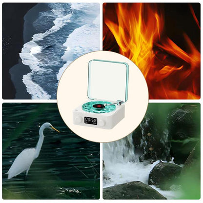 Wireless Speaker, Multifunctional Desktop Speaker with USB Port & AUX Input, Speaker with Environment Light Adjustment Modes, Halloween Gifts, Decor