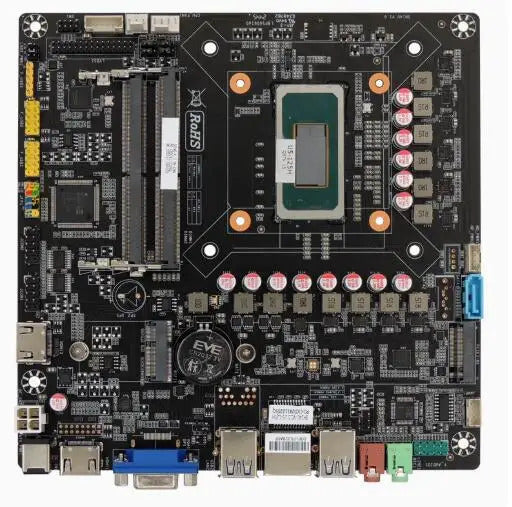 Ultra 5 125H Ultra 7 155H Mini-ITX Motherboard Intel CPU IPC SBC Embedded Ultra-thin Mainboard with 2COM LAN DDR5 4USB LVDS