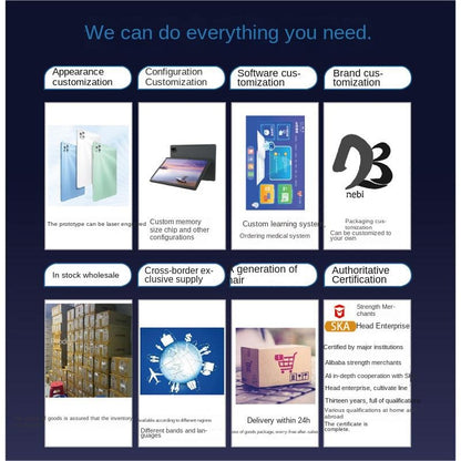 5G Ultra HD Full Screen Eye Protection Student Online Learning Tablet