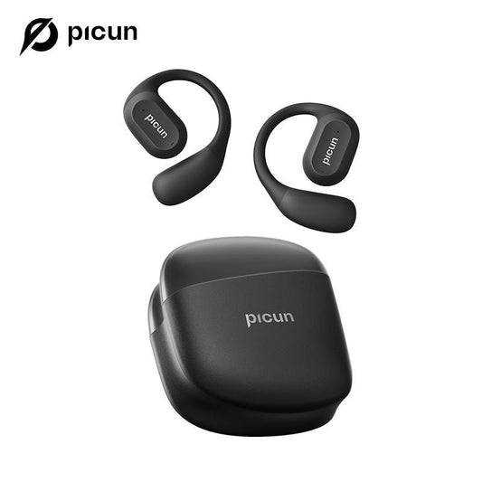 Picun H1 Lightweight Earbud Audio Headset with CVC, HD Microphone, Electronic Touch Control, Ideal for Cycling, Running & Workouts, Wireless Design
